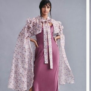 Maeve by Anthropologie Floral Cape
